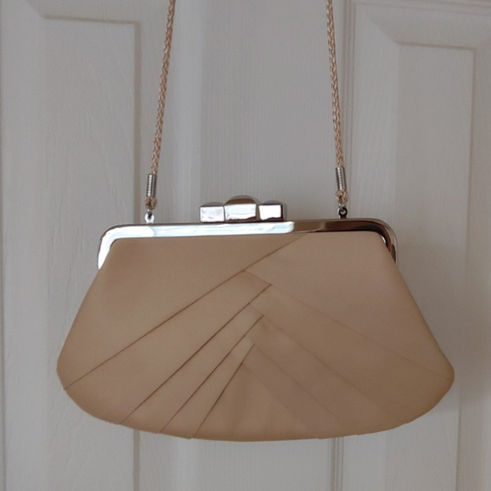 Kate Landry Tan clutch